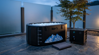 Cold Plunge Tub, 248 Gallon, 1 Horsepower, Heavy-Duty Ice Bath Tub for Athletes with Hot & Cold, Portable Inflatable Plunge Chiller with Water Treatment Kit, Immersion Therapy, Wifi (Black, 1 Set) — Lifestyle