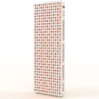 Red Light Therapy Full Body Panel, 480/630/660/810/830/850/1060Nm Blue Red near Infrared Light Device with 480 Dual Chip Clinical Grade Leds, Remote Control, Timer for Face, Body, BO-2400 — Studio Shot