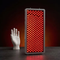 Red Light Therapy Panel, 4 Wavelengths Full Body Infrared Light Therapy, 300 Elite Grade Dual Chip Leds, FSA-HSA Red Light Device at Home, Ideal for Body, Face. Modular Design. — Studio Shot